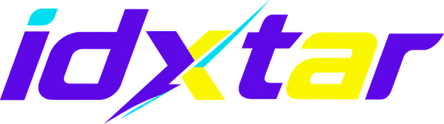 Logo idxtar platform hiburan online Indonesia